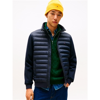 Cool overgangsjakke i navy fra Tommy Hilfiger med logo