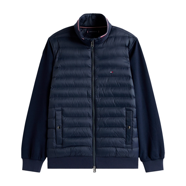 Cool overgangsjakke i navy fra Tommy Hilfiger med logo