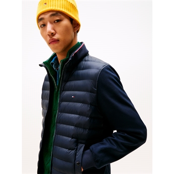 Cool overgangsjakke i navy fra Tommy Hilfiger med logo