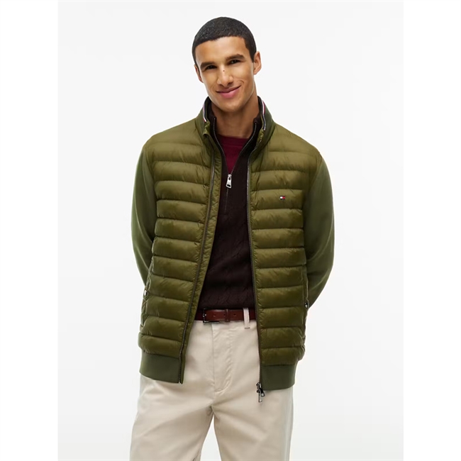 Tommy Hilfiger Mix Media Essential Jakke Grøn