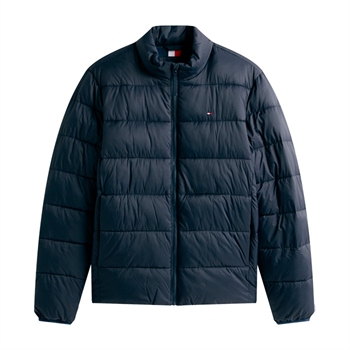 Lækker og behagelig jakke i navy fra Tommy Hilfiger med logo