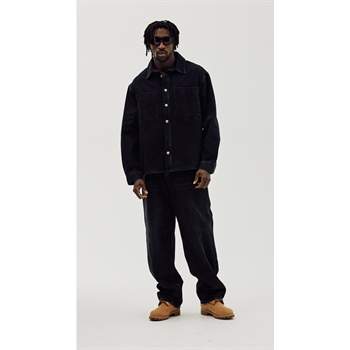 Moderne loose fit jeans i sort fra Bareen