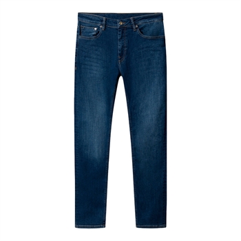 Stilrene slim straight fit jeans i blå fra Gabba