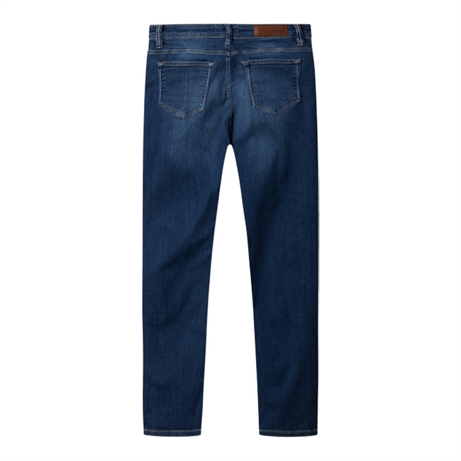 Stilrene slim straight fit jeans i blå fra Gabba