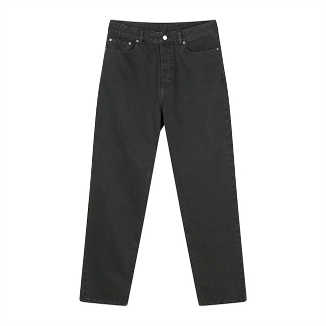 Moderne 5 pocket-jeans jeans i mørkegrå fra Mads Nørgaard