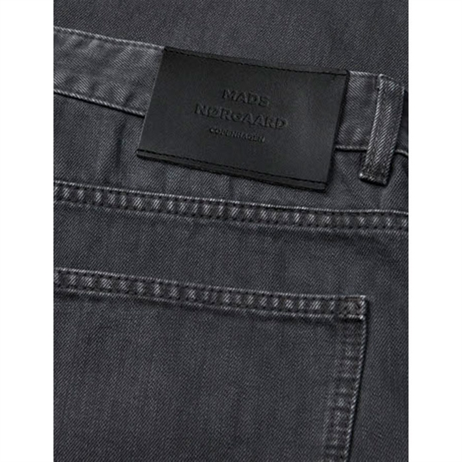 Moderne 5 pocket-jeans jeans i mørkegrå fra Mads Nørgaard