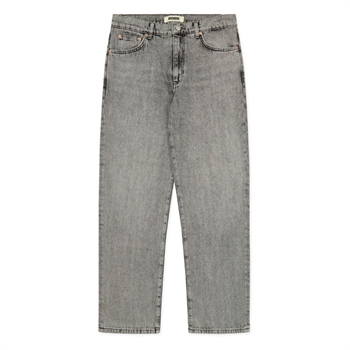 Moderne five pocket jeans i grå fra Woodbird