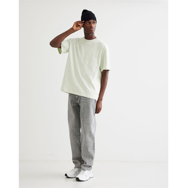 Moderne five pocket jeans i grå fra Woodbird