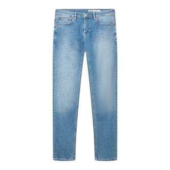 Stilrene slim straight fit jeans i lyseblå fra Gabba