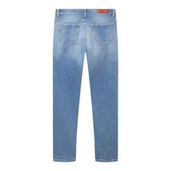 Stilrene slim straight fit jeans i lyseblå fra Gabba