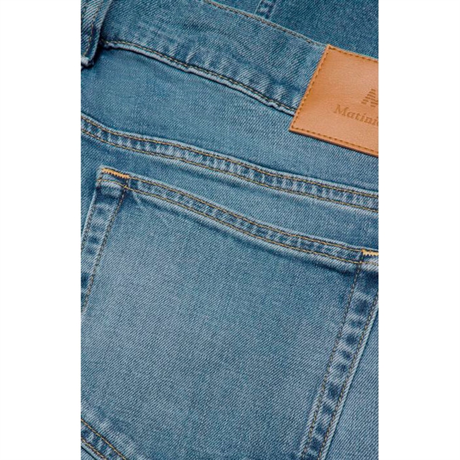 Moderne blå jeans i regular fit fra Matinique