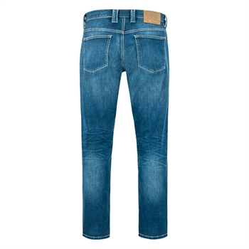 Moderne pipe jeans i blå fra Alberto