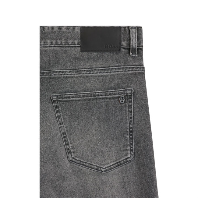 Klassiske grå jeans i slim fit fra BOSS