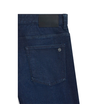 Klassiske mørkeblå jeans i slim fit fra BOSS