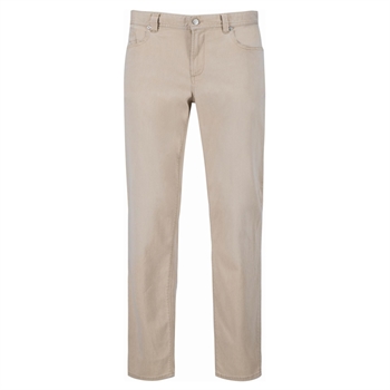 Flotte beige jeans med massere af stræk fra Alberto.
