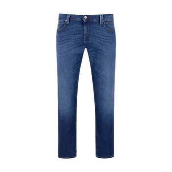 Alberto Robi Super Stretch Dual FX Regular Fit Jeans Blå