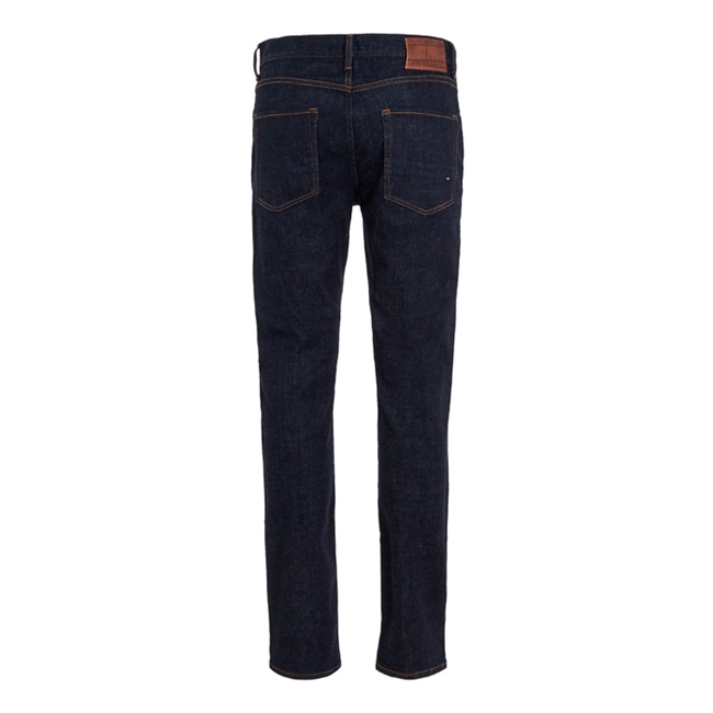 Pæne Jeans med Gule Stikninger fra Tommy Hilfiger