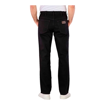 Moderne stilrene jeans i sort fra Wrangler