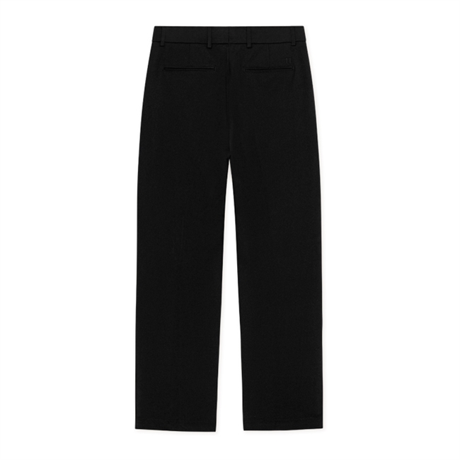 Moderne loose fit suit pants i sort fra Les Deux