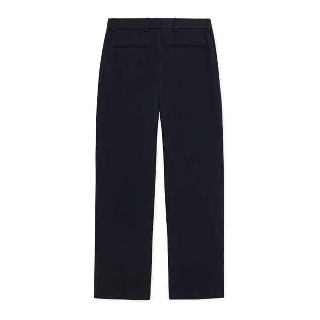 Moderne loose fit suit pants i blå fra Les Deux