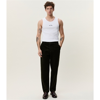 Les Deux Bukser Corduroy Tapered Mørkegrøn