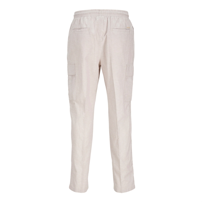 Lækre cargo hørbukser i beige fra Jack & Jones