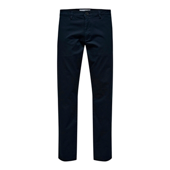 Blå stretch bukser fra Selected
