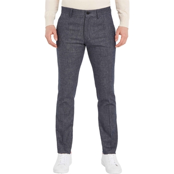 Klassisk meleret Bukser i blå og grå nuancer fra Tommy Hilfiger.