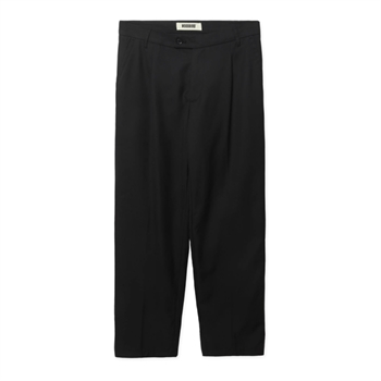 Woodbird Loose Fit Suit Pants Sort