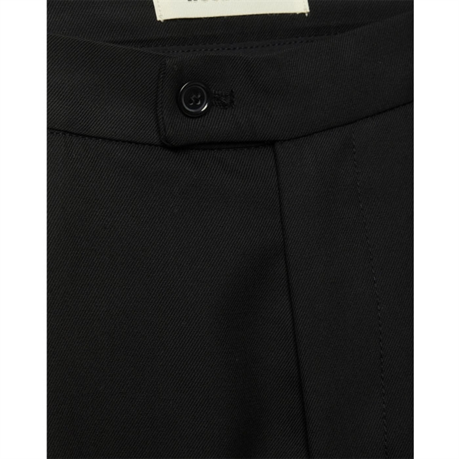 Woodbird Loose Fit Suit Pants Sort