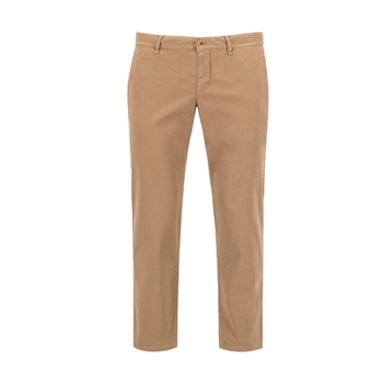 Flotte Chino bukser i beige fra Alberto.