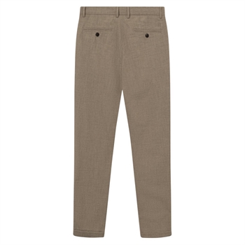 Como Bukser fra Les Deux i en Mørk Sand Melange Farve.