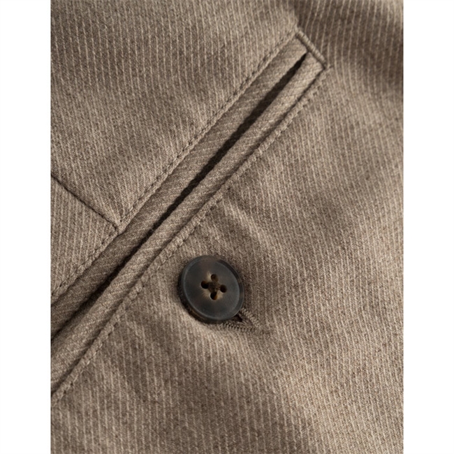 Como Bukser fra Les Deux i en Mørk Sand Melange Farve.