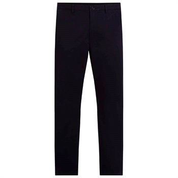 Klassiske navy straight fit chino bukser fra Tommy Hilfiger