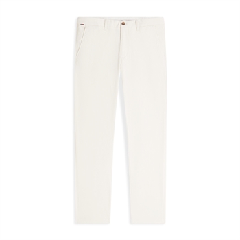 Klassiske straight fit chino bukser i beige fra Tommy Hilfiger