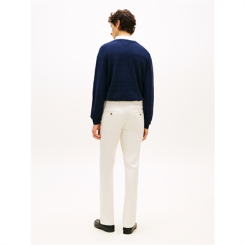 Klassiske straight fit chino bukser i beige fra Tommy Hilfiger
