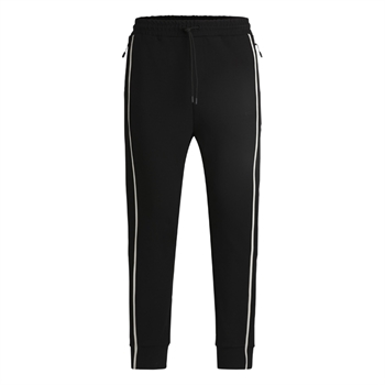 Behagelige sorte tracksuit sweatpants fra BOSS