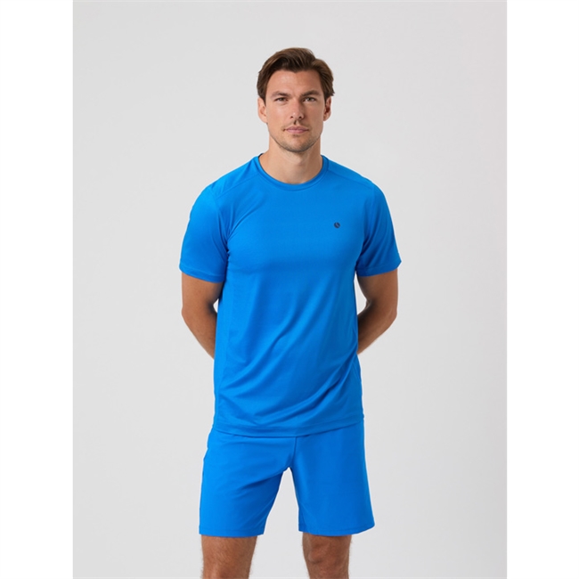 Moderne konge blå sports t-shirt fra Björn Borg med logo