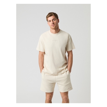Klassisk sandfarvet t-shirt fra Björn Borg med logo