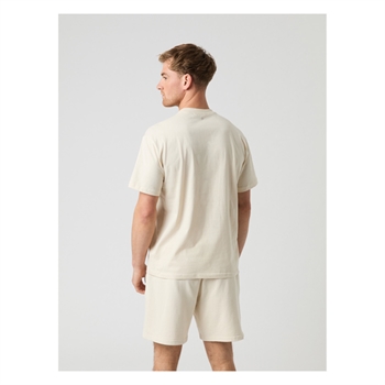 Klassisk sandfarvet t-shirt fra Björn Borg med logo