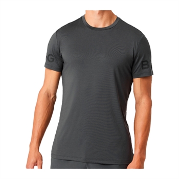 Moderne sports t-shirt i mørkegrå fra Björn Borg