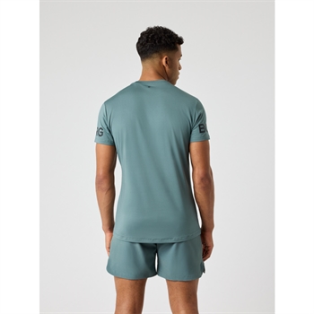 Moderne sports t-shirt i støvet grøn fra Björn Borg