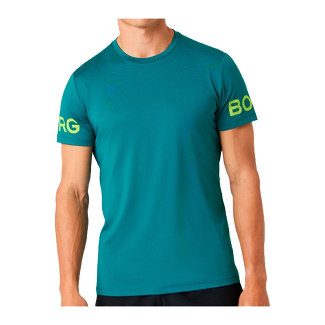Smart sports t-shirt i grøn fra Björn Borg