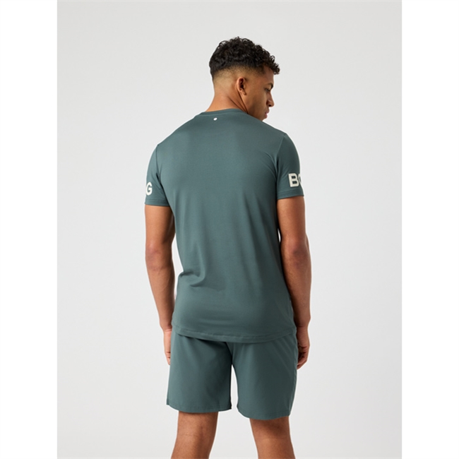 Smart sports t-shirt i grøn fra Björn Borg
