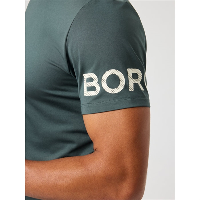 Smart sports t-shirt i grøn fra Björn Borg