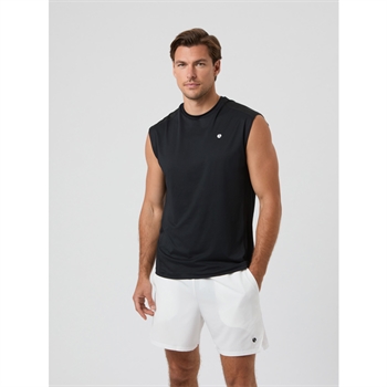 Moderne sports tank top i sort fra Björn Borg med logo
