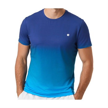 Moderne sports t-shirt i blå fra Björn Borg med logo