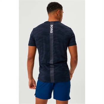 Lækker sports t-shirt i blå fra Björn Borg