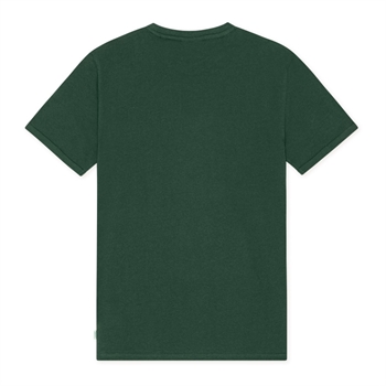 Moderne t-shirt i mørkegrøn med logo fra Les Deux