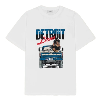 Les Deux NFL Truck T-shirt Detroit Lions Hvid